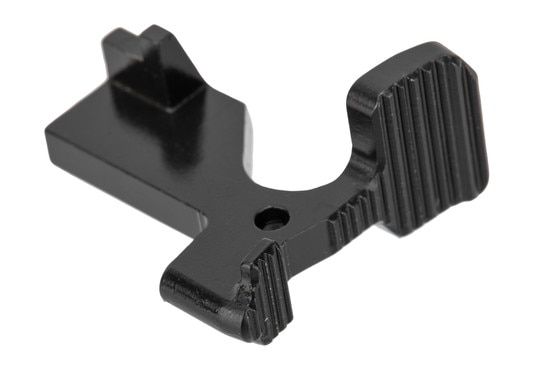 Forward Controls Design AR15 Bolt Release features a serrated profile
